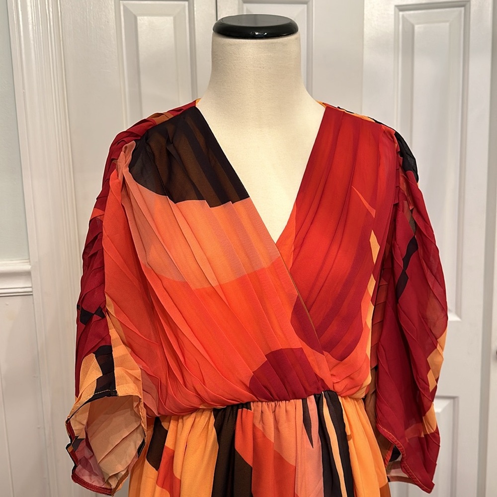 🆕 Farm Rio Wrap Maxi Dress - Picture 4 of 4